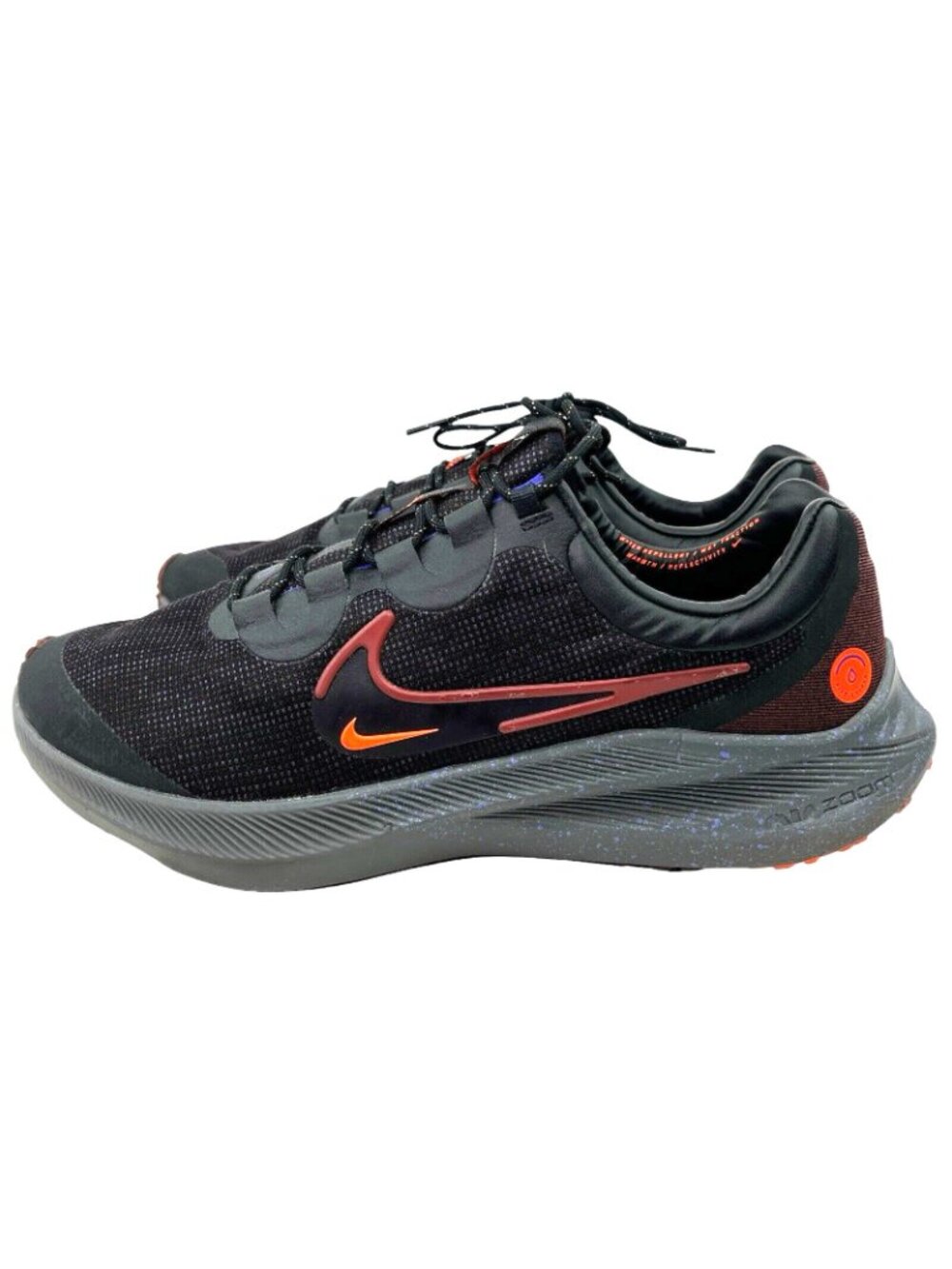 Mens Size 15 Nike Zoom Winflo 8 Shield Running Sneakers Black Swoosh DC3727-200 - Picture 4 of 16